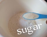 A picture of step 3 of Coconut Pancakes.