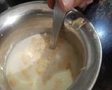 A picture of step 2 of Kadhi pakoda.