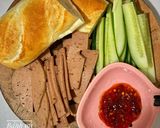 Hình bước làm 1 của món Bánh Mì Chả Bò Đà Nẵng