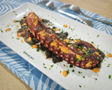 Foto del paso 4 de la receta: Pulpo trufado a la plancha con sriracha