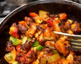 A picture of step 2 of Chicken Soy Chilly Dry.