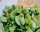 A picture of step 2 of Yummy apple 🍎 salad dip in ketchup.