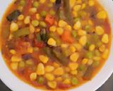 वेजिटेबल कॉर्न सूप (Vegetable corn soup recipe in hindi) रेसिपी चरण 7 फोटो
