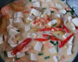 Foto langkah ke 5 dari resep Udang Tahu Masak Santan.