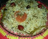 A picture of step 17 of Shahi white biryani.