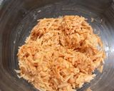 A picture of step 1 of OLU MANJIVOR...Potato cutlets.