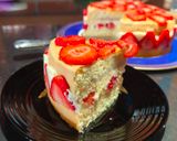 Une image de l'étape 24 de Fraisier à la crème chiboust sans lactose.