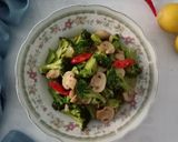 Foto langkah ke 5 dari resep Tumis Brokoli & Jamur.