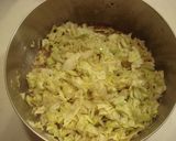 A picture of step 3 of Monjayaki.