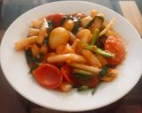 Hình bước làm 3 của món Tokbokki