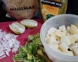 A picture of step 1 of Golgappa.