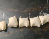 A picture of step 4 of Chicken Alfredo Bread.