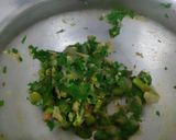 A picture of step 4 of Mung sprout and methi pulao.