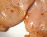 A picture of step 1 of Zinger burger.