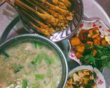 Hình bước làm 2 của món Nem lụi chay