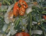 Foto langkah ke 5 dari resep Tumis kangkung belacan.