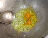 A picture of step 2 of Dill Greens and Moong Dal.