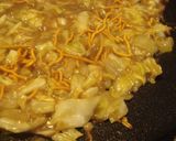 A picture of step 11 of Monjayaki.