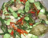Foto langkah ke 2 dari resep Tumis cumi asin pete.