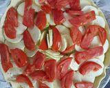 Une image de l'étape 6 de Tarte Courgette, Tomates, Ricotta.