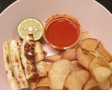 A picture of step 5 of CoastalDishes#themechallenge.
