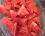 A picture of step 1 of RoohMelon Slush.