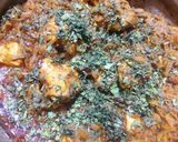 A picture of step 3 of Karaillay chicken.