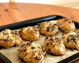 A picture of step 6 of Herb, Cheese, Nuts and Seed Scones.