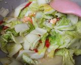 Foto langkah ke 5 dari resep Cah Sawi Putih Udang.