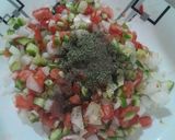 عکس مرحله 1 از دستور سالاد شیرازی با چاشنی آب نارنج (Shirazi salad with orange juice)