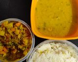 A picture of step 1 of Cheat Khichdi.