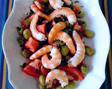 Foto del paso 3 de la receta: Langostinos y tomates con chimichurri de pimientos de piquillo