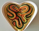Foto del passaggio 9 della ricetta Torta salata con zucchine, carote e patata, cottura airfryer 🌷