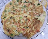 Foto langkah ke 5 dari resep Telur dadar special udang.