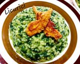 Pas rețetă Orez cu spanac și șofran (Risotto ai spinacci e zafferano) 4 fotografie