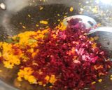 A picture of step 3 of Carrot Beetroot Coconut Thoran Onam Sadya Thoran - Kerala Style - CBC Thoran.
