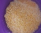 A picture of step 1 of Moong Dal Pakoda.
