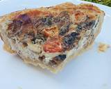 Vegetarian Mushroom and cherry tomato quiche recipe step 10 photo