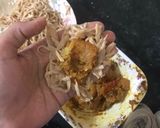 A picture of step 3 of Crispy potatoes chicken fritters.