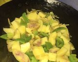 A picture of step 2 of Mix veg paneer.
