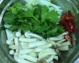 รูปขั้นตอนการทำที่ 1 ของ เห็ดผัดผงกะหรี่ เจ,วีแกน Vegan, No animals