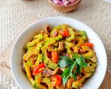 Foto langkah ke 5 dari resep Oseng Pedes Pare (Paria) & Ampela.