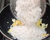 A picture of step 2 of Eggs Fried Rice.