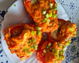 Foto del paso 6 de la receta: Pimientos rojos rellenos con tortilla de patatas
