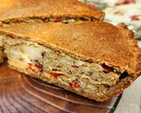 Foto del paso 10 de la receta: 🥧🐟 Tarta de merluza con masa integral 🥧Tarta de Vigilia 🐟🥧