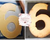 Une image de l'étape 4 de Number cake Kinder.