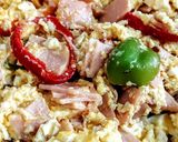 Foto del paso 3 de la receta: HUEVOS,🌶️Pimientitos Y🐽Jamón York...!