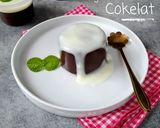 Foto langkah ke 4 dari resep Puding Roti Tawar Cokelat Dengan Vla.