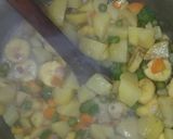 A picture of step 2 of Lazy Sunday Hearty Potato/Matoke Stew.