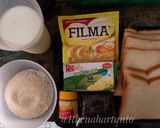 Foto langkah ke 1 dari resep Pudding Roti (Bread Pudding).